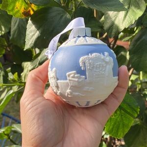 Wedgwood Sky Blue Christmas 🎄 Tree Ornament. New
